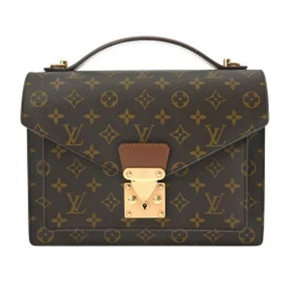 Louis Vuitton Monogram Monceau bag brown canvas business